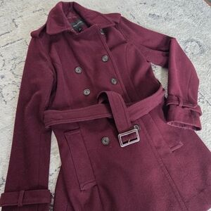 Banana Republic Wool Blend Pea Coat, Size Small